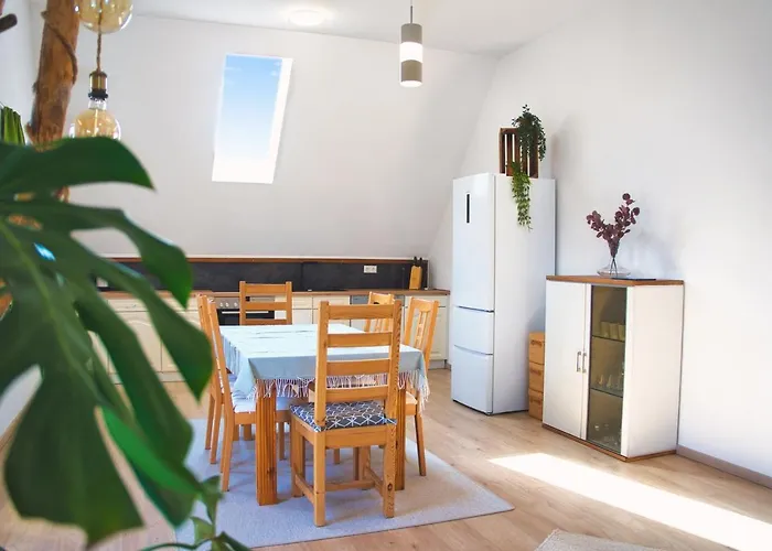 Daire Luxus Apartment! Kueche, Balkon, Netflix, Parkplatz - 8 Personen
